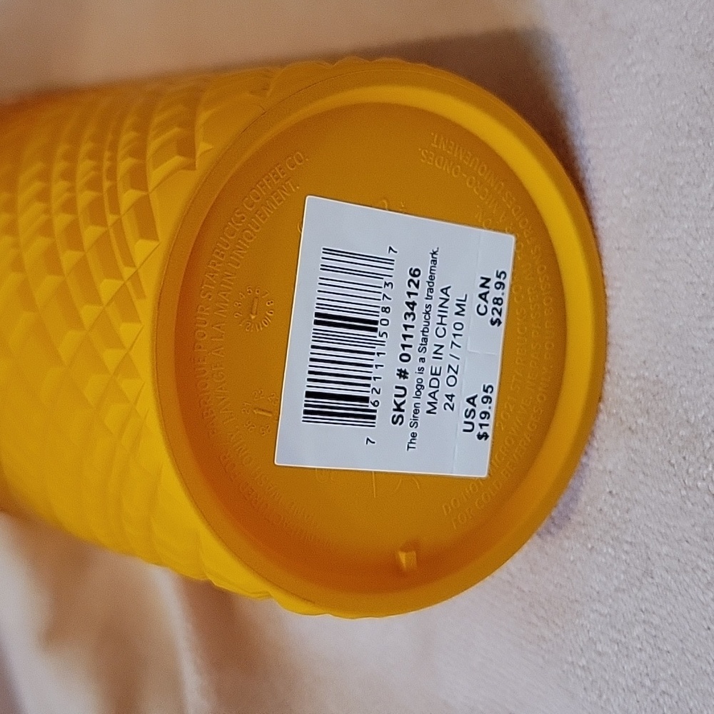 Starbucks jeweled ombre orange tumbler BNWT - Picture 2 of 3